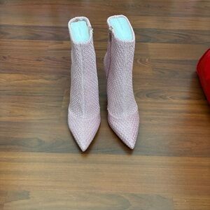 Jessica Simpson light pink booties. Brand new, never worn light